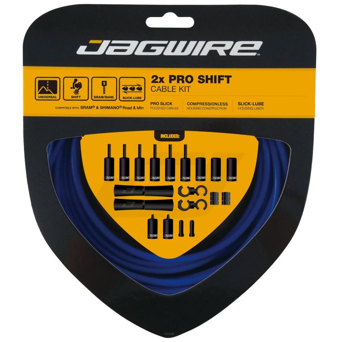 Jagwire 2x pro shift kit - sid blue