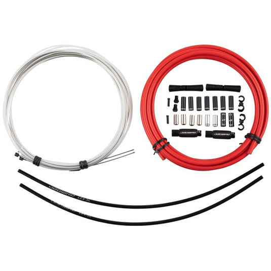 Jagwire 2x elite sealed shift kit - red
