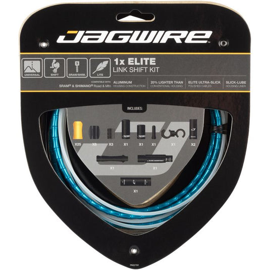Jagwire 1x elite link shift kit - blue