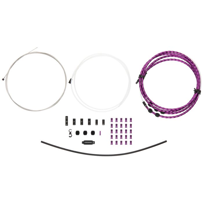Load image into Gallery viewer, Jagwire 1x elite link shift kit - limited purple
