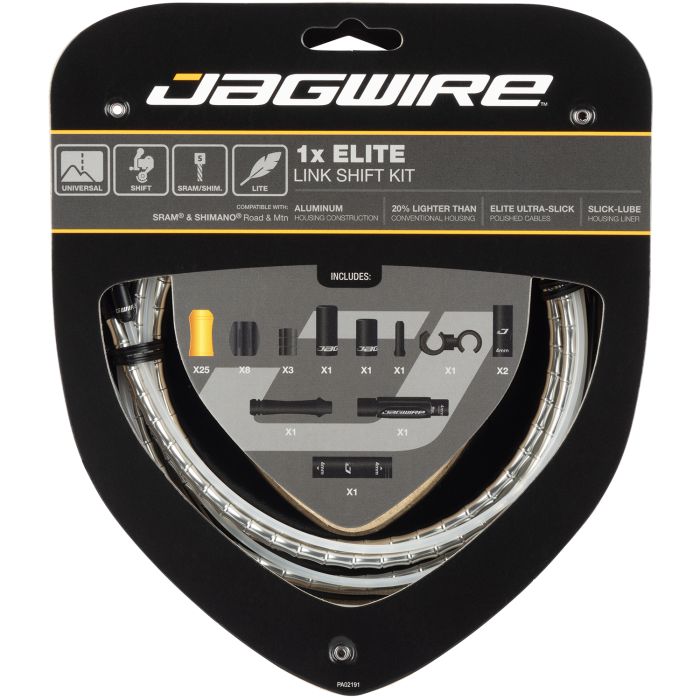 Load image into Gallery viewer, Jagwire 1x elite link shift kit - silver
