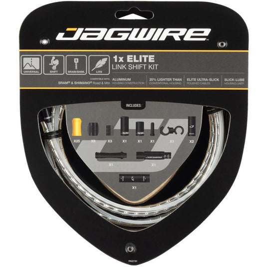 Jagwire 1x elite link shift kit - silver