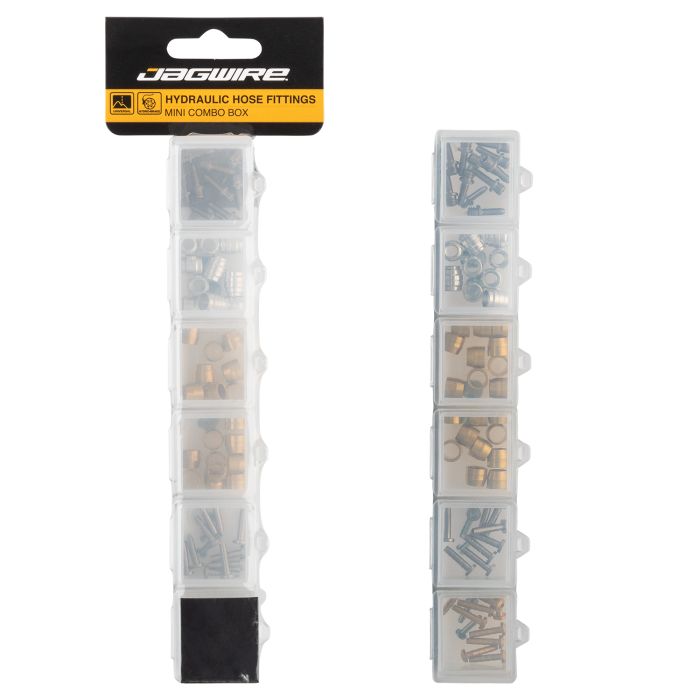 Load image into Gallery viewer, Jagwire hydraulic hose fittings mini combo box
