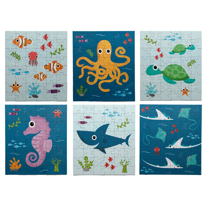 Load image into Gallery viewer, Splosh zeeleven surprise 48 stuks gerecyclede legpuzzel
