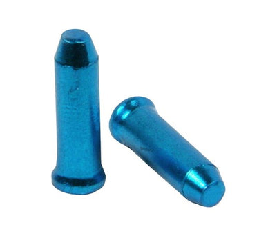 Elvedes antirafeldopjes 2,3mm aluminium blauw (10st)