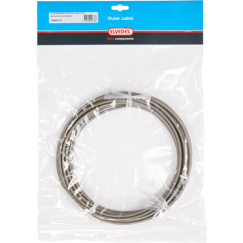 Load image into Gallery viewer, Elvedes schakel buitenk 5mm (10m) gevlocht.liner 182043-10
