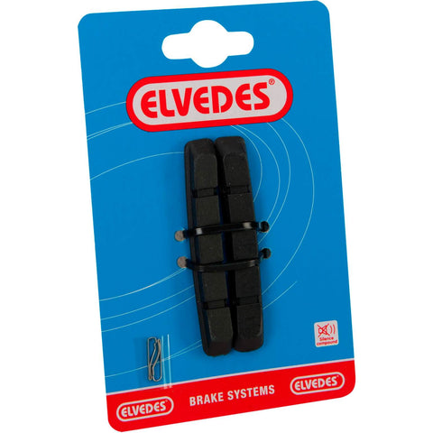 brake pad rubbers V-brake 72 x 10 mm black 2 pieces