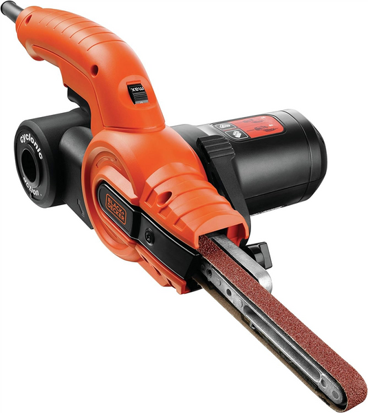 Black+decker ka900e 350w powerfile bandschuurmachine met accessoires | 13mm arm | 3 schuurbanden - ka900e-qs