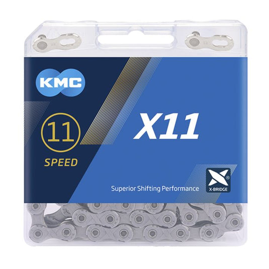 KMC X11R grijs 118 schakels (bicycle lock)