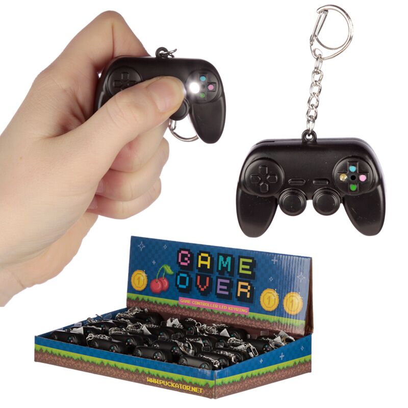 Load image into Gallery viewer, Game over led geluid sleutelhanger
