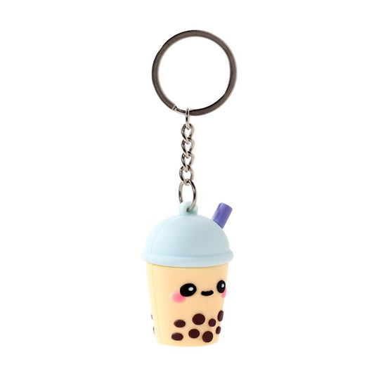 Boba de bubble tea foodiemals 3d pvc sleutelhanger