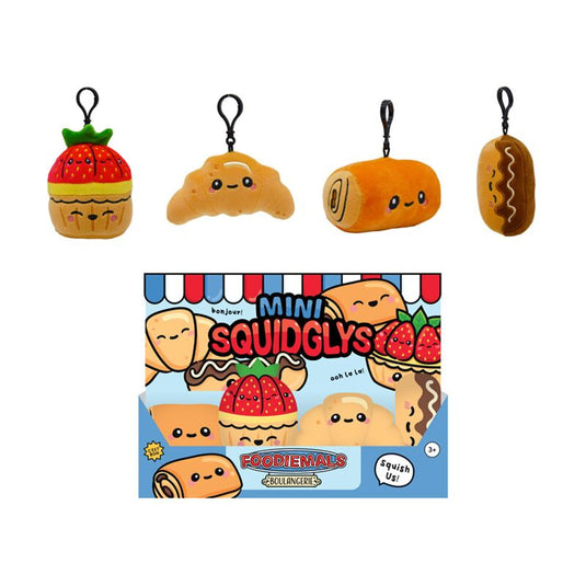 Squidglys foodiemals boulangerie mini sleutelhanger