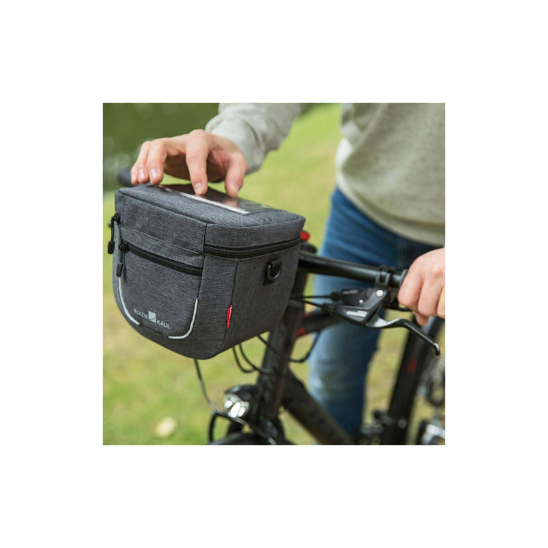 Load image into Gallery viewer, Klickfix stuurtas aventour compact city zwart

