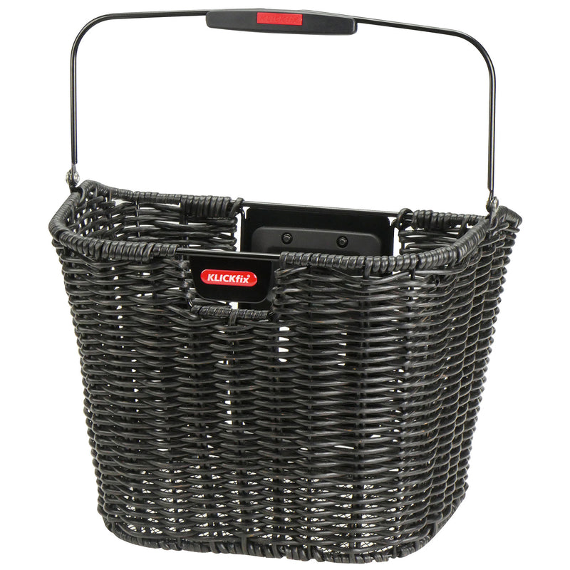 Load image into Gallery viewer, Klickfix rixen kaul fietsmand structura retro zwart
