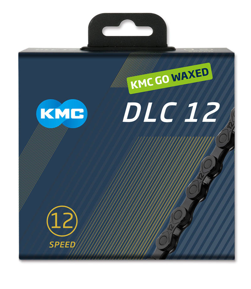 Load image into Gallery viewer, Kmc ketting dlc12 12v 126l waxed zwart
