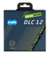 Kmc chain dlc12 126l box waxed 12-speed black apple green