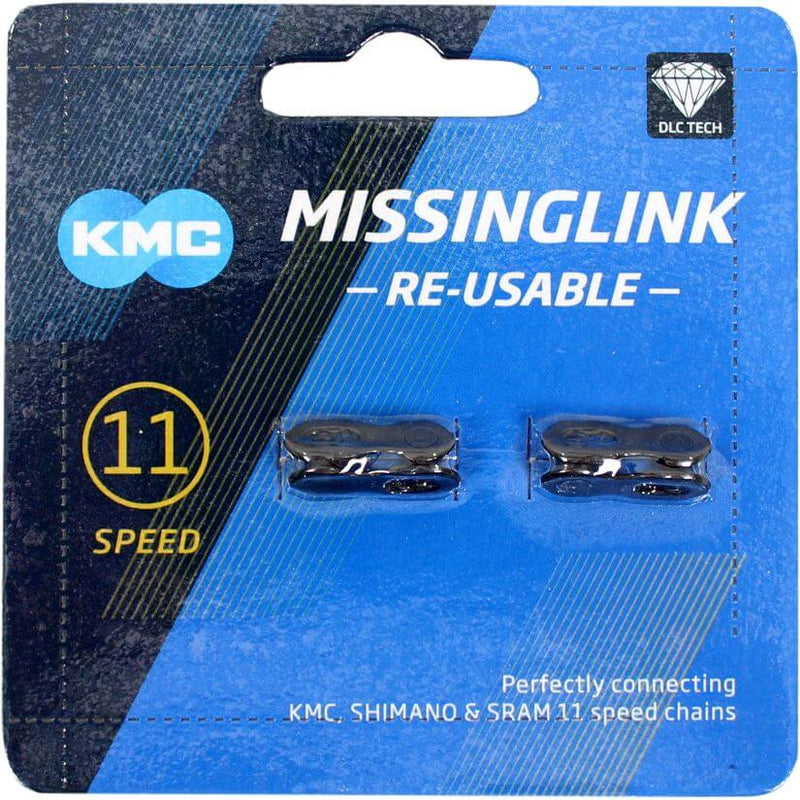 Load image into Gallery viewer, KMC MissingLink 11 DLC - 5.65mm - ZwartKMC - Fietskettingverbinder
