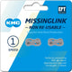 KMC MissingLink E1 E8 EPT, 3 32, 2 stuks, zilverkleurig