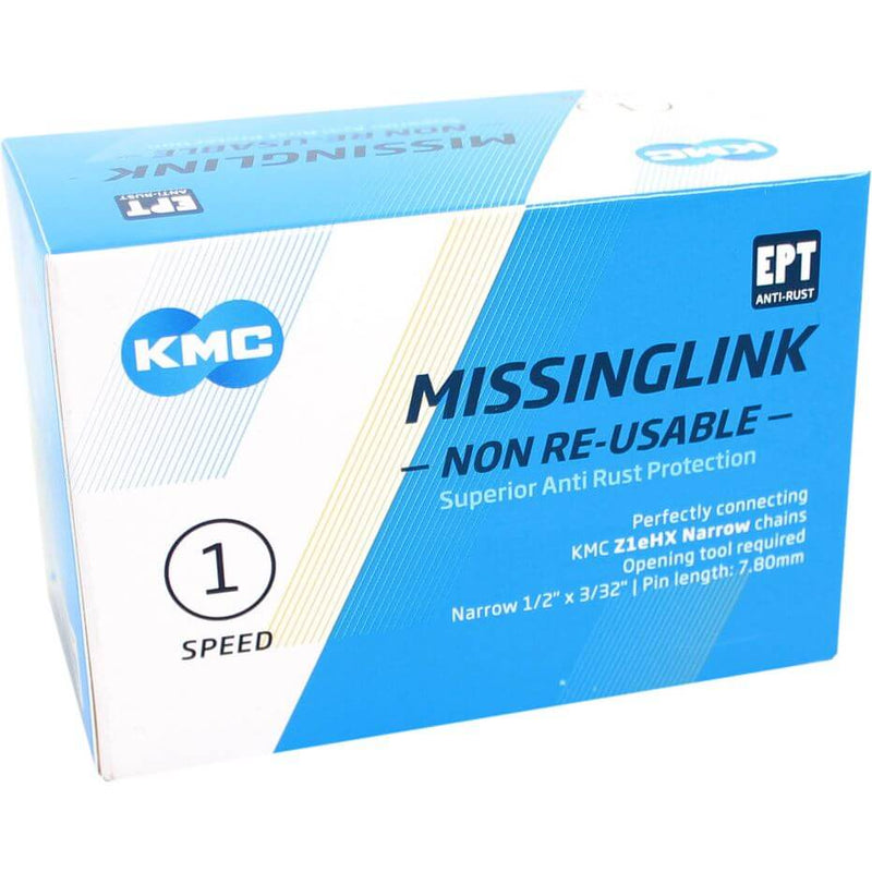 Load image into Gallery viewer, KMC Sluitschakel MissingLink Z1eHX NR EPT zilver narrow(40)
