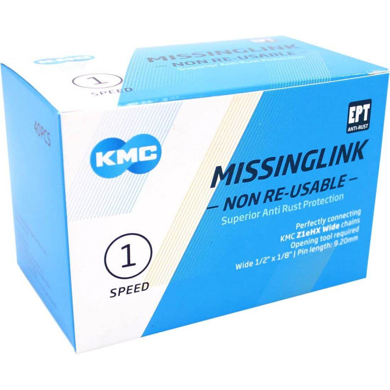 Load image into Gallery viewer, KMC Sluitschakel MissingLink Z1eHX NR EPT zilver wide(40)
