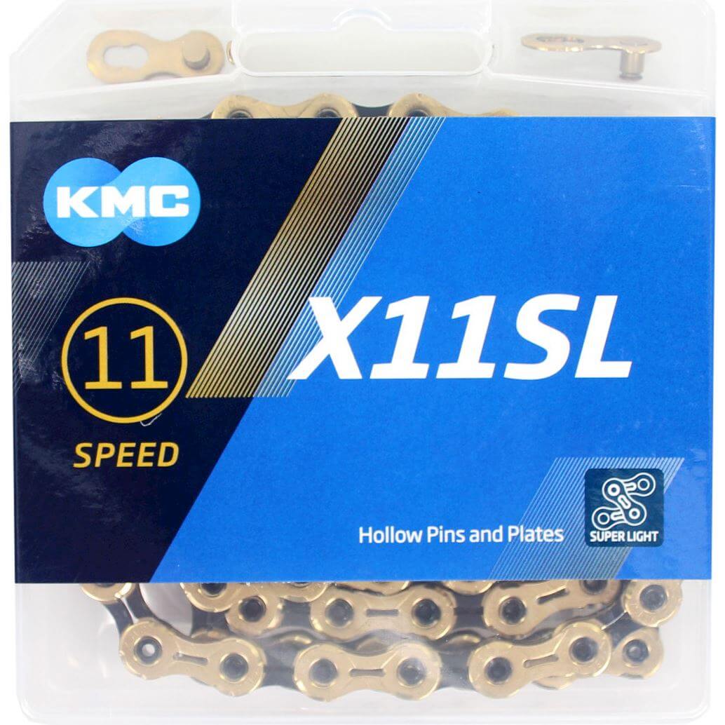 KMC chain X11SL Ti-N gold/black 118 links