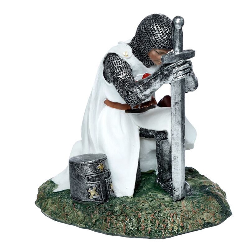 Load image into Gallery viewer, Protector of the kingdom knielende middeleeuwse ridder
