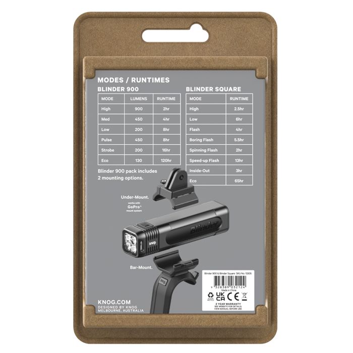 Load image into Gallery viewer, Knog blinder pro 900 blinder rear - square
