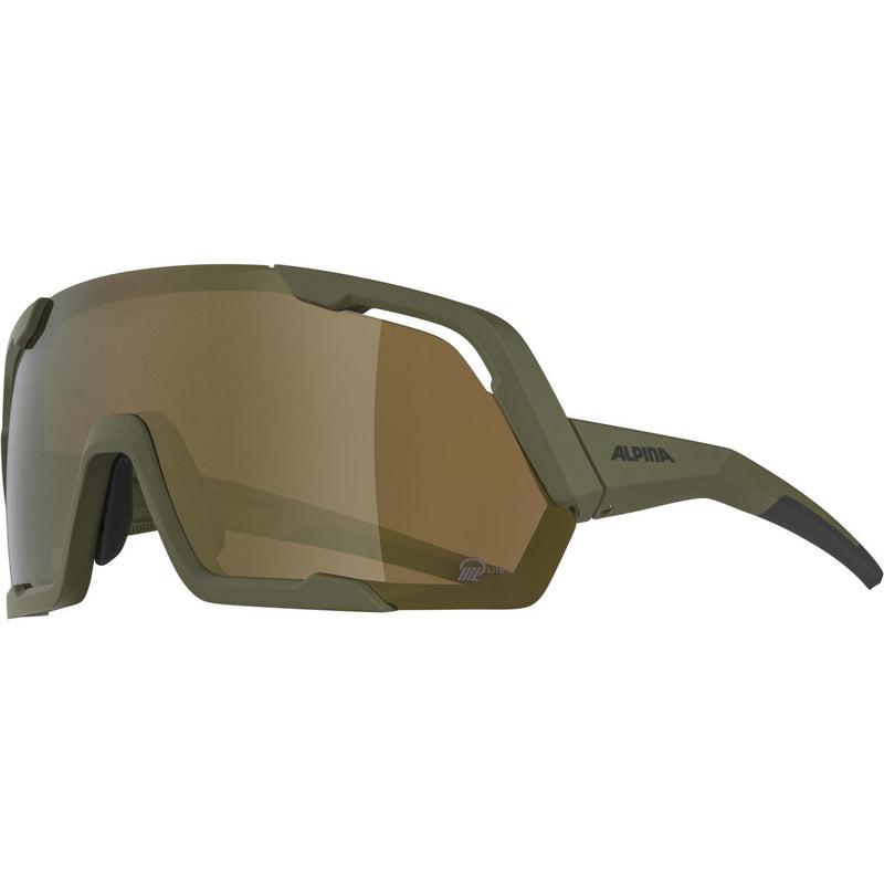 Load image into Gallery viewer, Alpina sports sportbril rocket q-lite olijf

