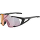 Alpina Bril HAWKEYE S QV black mat rainbow mirr.Cat.1-3