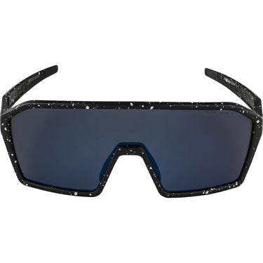 Alpina sports sportbril ram q-lite blauwe spiegellens zwart