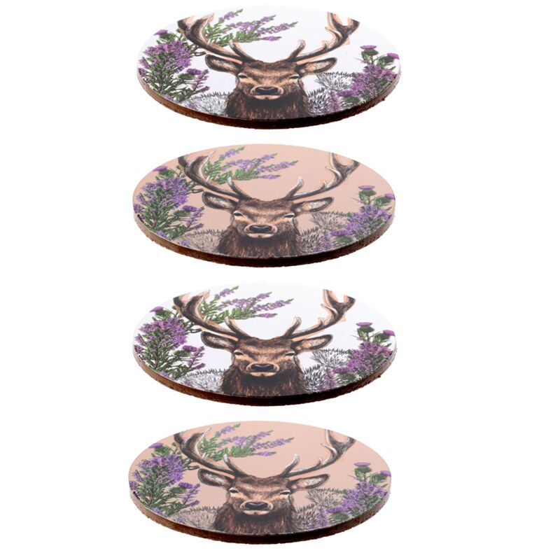 Load image into Gallery viewer, Wild hert set 4 onderzetters
