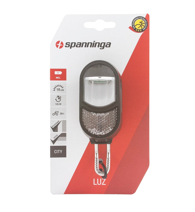 Load image into Gallery viewer, Spanninga metaal b.v. spanninga luz xb koplamp bh190-1 incl. 3 x aaa batterij
