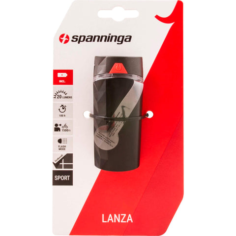 Spanninga headlight LANZA battery 2xAA