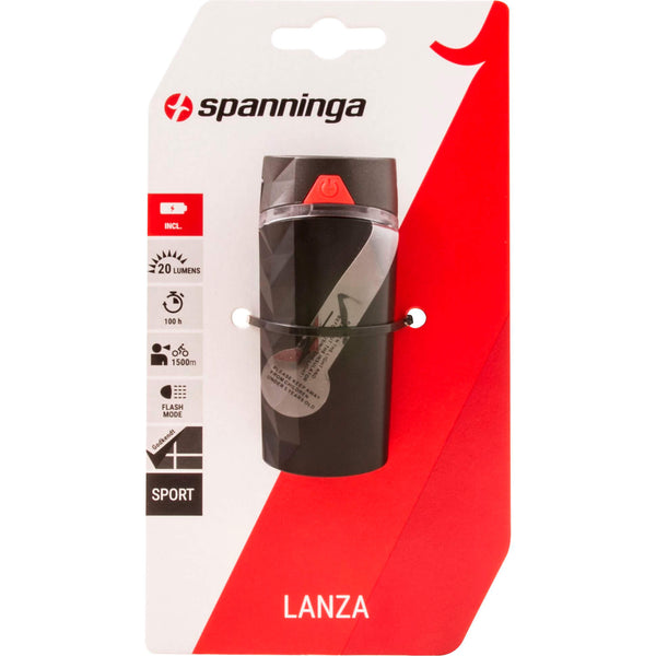 Spanninga headlight LANZA battery 2xAA