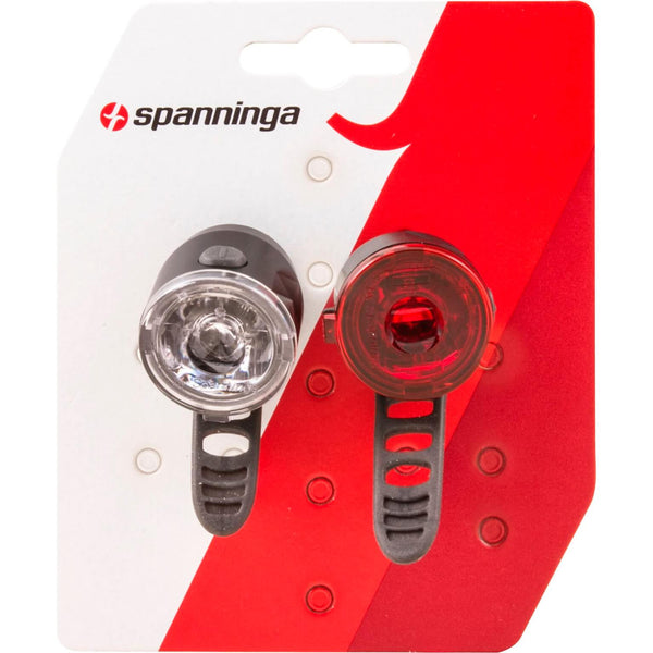 Lighting set Spanninga DOT battery (on card)