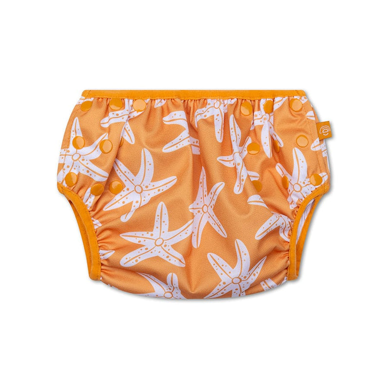 Load image into Gallery viewer, Seastar | oranje wasbare zwemluier
