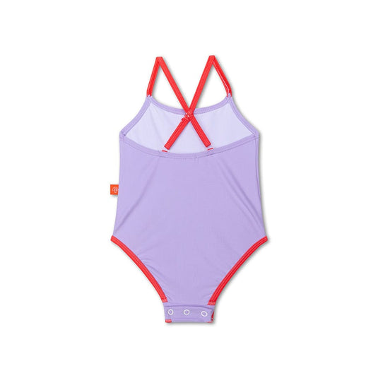 Iconic tones | paars meisjes uv badpak