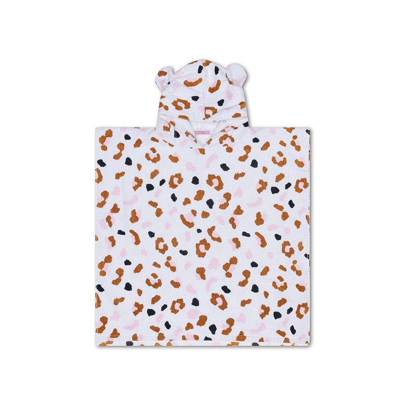 Load image into Gallery viewer, Leopard | kaki strandponcho 65 x 65 cm
