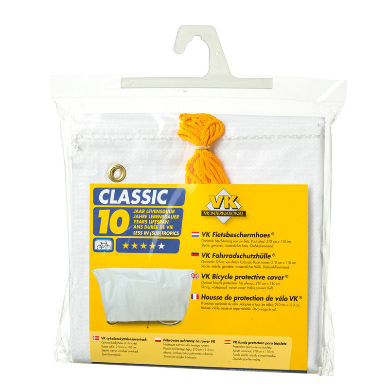 Load image into Gallery viewer, Vk international fiets-beschermhoes classic bike cover intern. classic white
