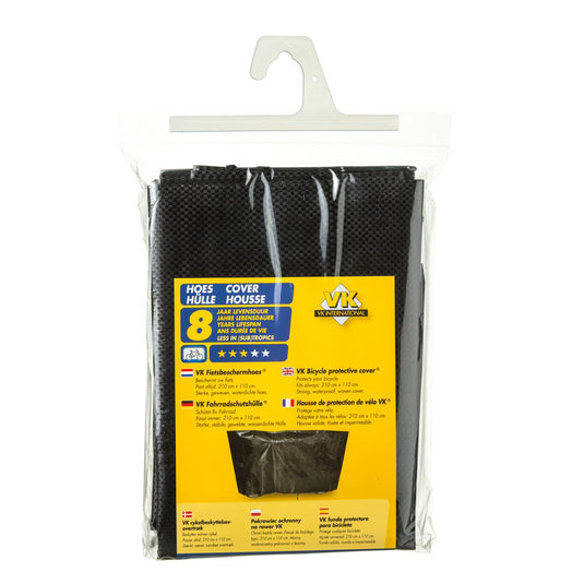 VK Fietsbeschermhoes (11) Hoeshousse zwart z ringen