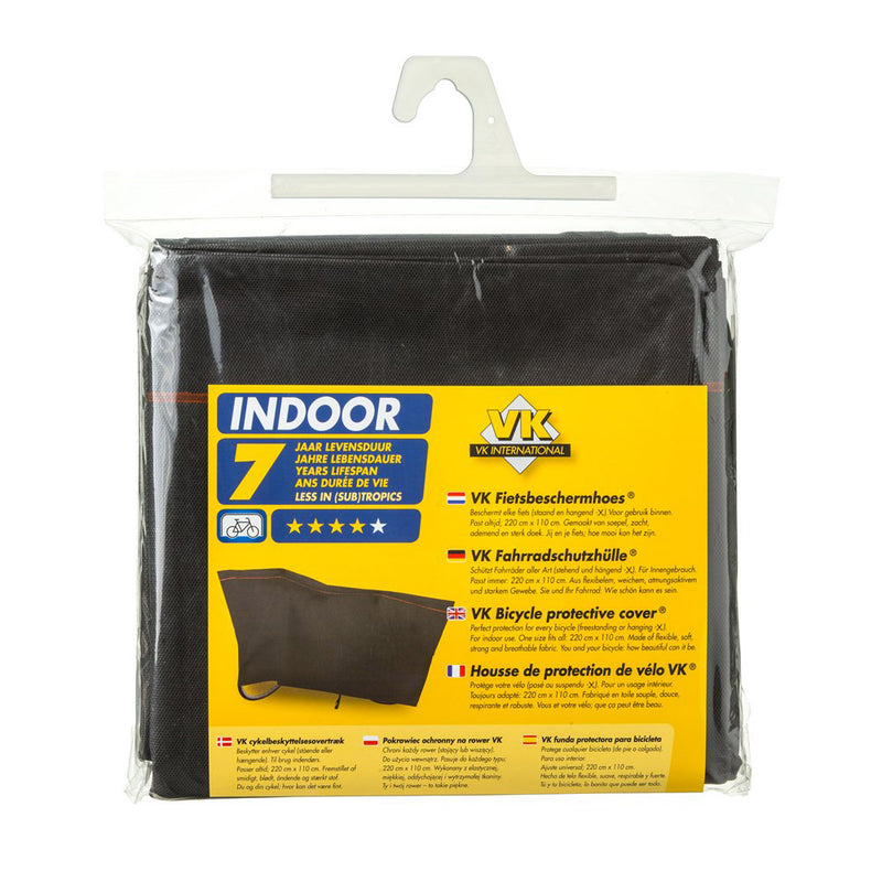Load image into Gallery viewer, VK Fietsbeschermhoes (76) Indoor zwart
