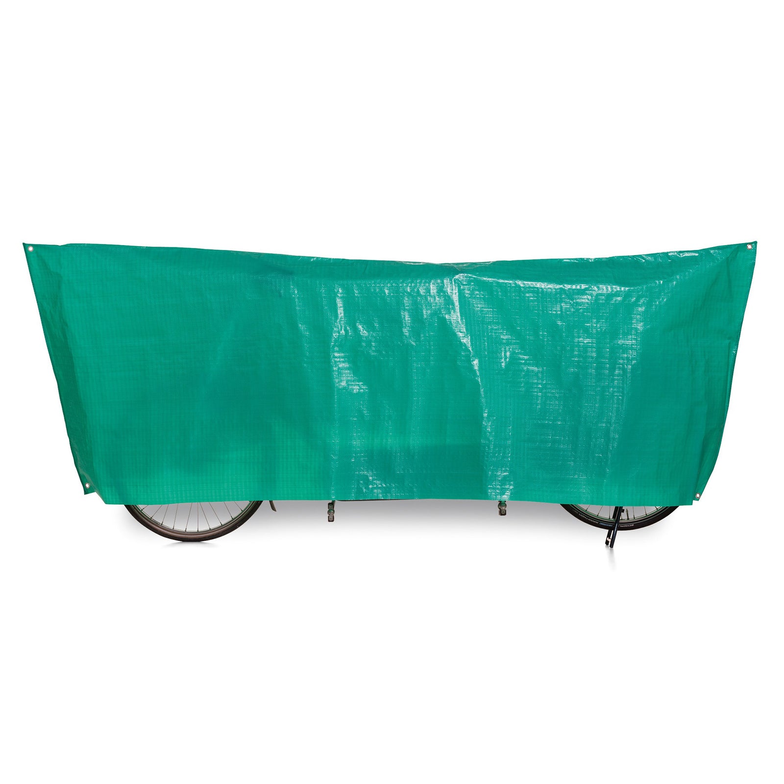 bicycle protection cover Tandem 110 x 300 cm green