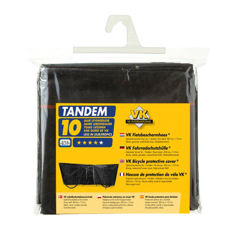 Load image into Gallery viewer, VK Tandem Luxe Fietshoes - 300cm zwart
