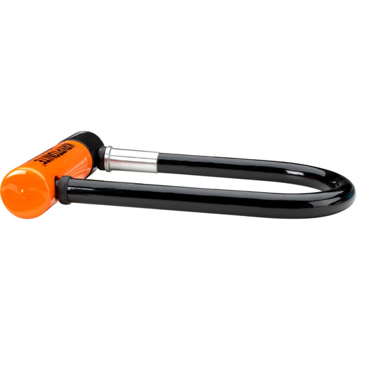 Kryptonite evolution mini-7 beugelslot met kabel – fiets – art-2 slot – beugelslot (elektrische) fiets – 17,8x8,3 cm - kabel 120 cm lang – oranje zwart