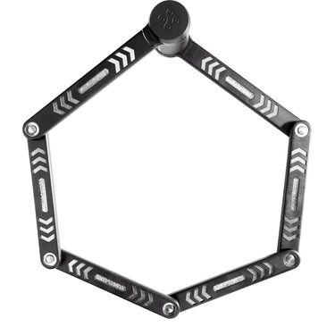 Kryptonite kryptolok 610 s vouwslot met houder – vouwslot fiets – 100 cm lang – zwart