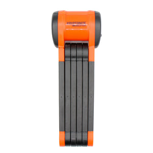 Kryptonite evolution 790 vouwslot – art-2 slot – vouwslot (elektrische) fiets – 90 cm lang - zwart oranje