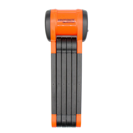 Kryptonite evolution 790 vouwslot – art-2 slot – vouwslot (elektrische) fiets – 90 cm lang - zwart oranje