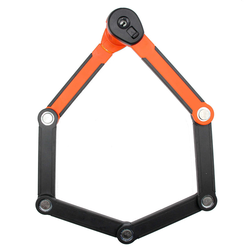 Load image into Gallery viewer, Kryptonite evolution 790 vouwslot – art-2 slot – vouwslot (elektrische) fiets – 90 cm lang - zwart oranje
