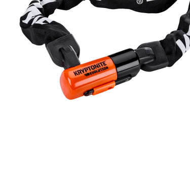 Kryptonite evolution 1012-ketting met geïntegreerd slot – art-3 kettingslot fiets – fietsslot ketting elektrische fiets – 120 cm – staal – zwart