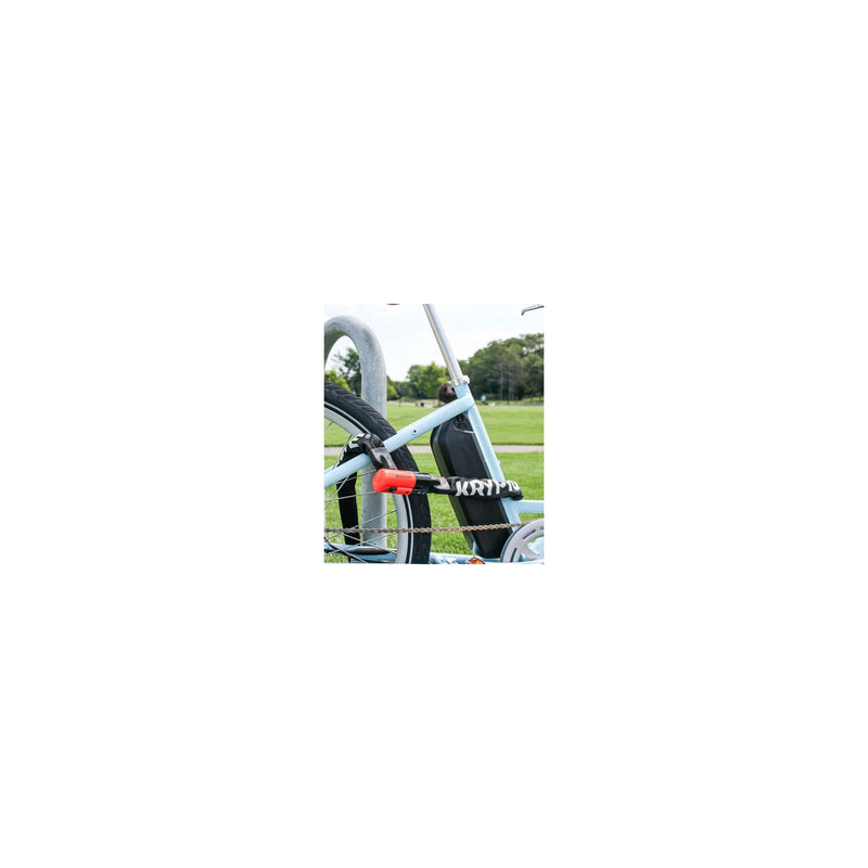 Load image into Gallery viewer, Kryptonite evolution 1012-ketting met geïntegreerd slot – art-3 kettingslot fiets – fietsslot ketting elektrische fiets – 120 cm – staal – zwart

